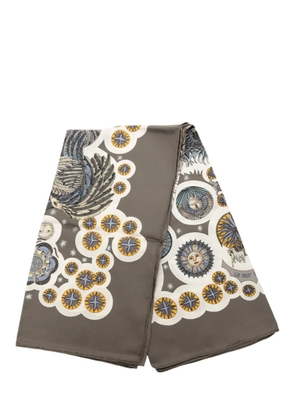 Hermès Pre-Owned 2000-2026 Le Roy Soleil Silk Scarf 90 scarves - Brown