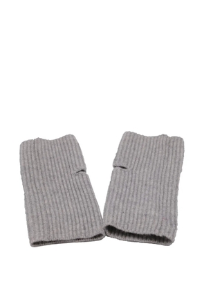 Club Monaco Ribbed-knit cashmere gloves - Grey