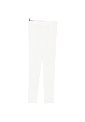 Pleats Please Issey Miyake pleated trousers - White