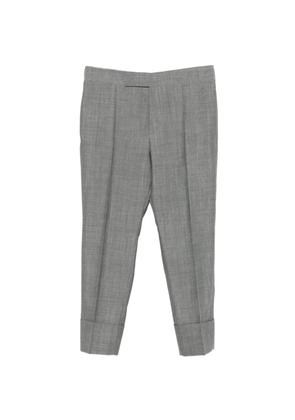 SAPIO pressed-crease turn-up trousers - Grey