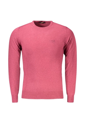 Cavalli Class logo-embroidered crew-neck sweater