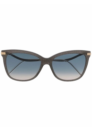Jimmy Choo Eyewear Steffs oversize-frame sunglasses - Gold