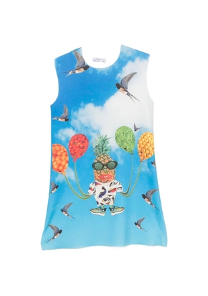 The Artistylist graphic-print mini dress - Blue