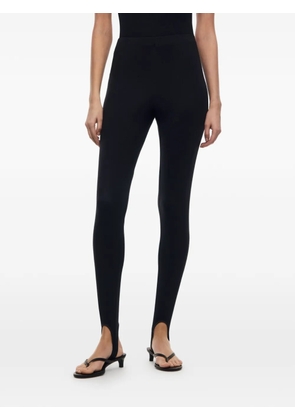 12 STOREEZ Victoria stirrup-detail leggings - Black