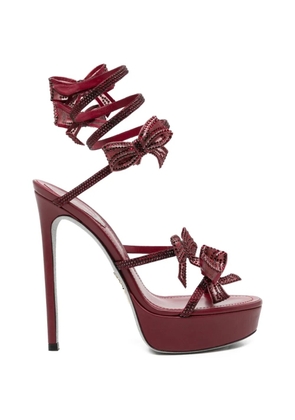 René Caovilla 130mm Cleo sandals - Red