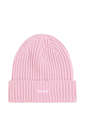 Supreme overdyed beanie hat - Pink