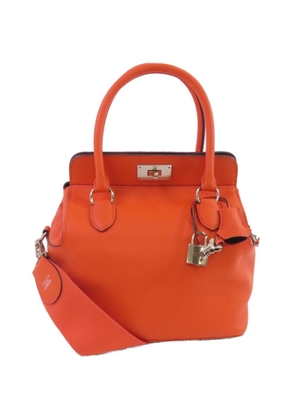 Hermès Pre-Owned Tool Box 20 leather shoulder bag - Orange