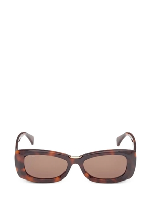 Max Mara Eyewear rectangle-frame sunglasses - Brown