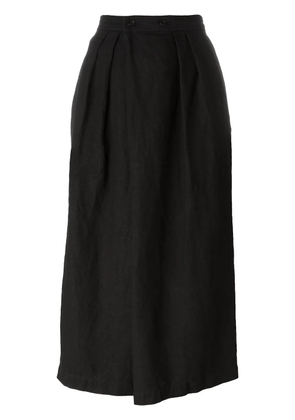 Comme Des Garçons Comme Des Garçons wide-legged cropped trousers - Black