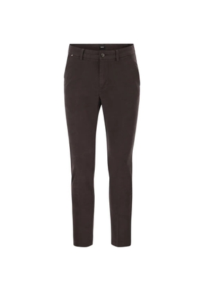 BOSS slim-fit chino trousers - Brown