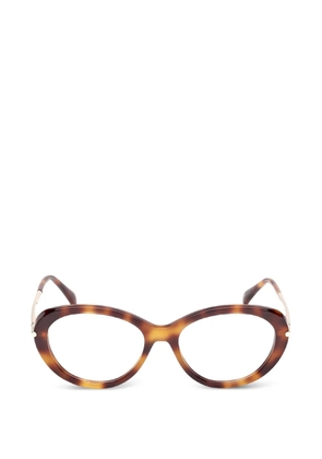 Max Mara Eyewear oval-frame glasses - Brown