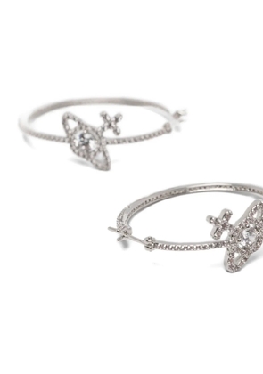 Vivienne Westwood Orb hoop earrings - Silver