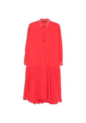 Department 5 pleated shirt dress - Red