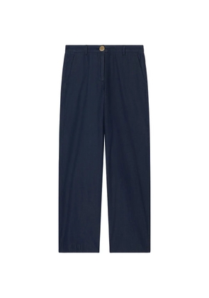 Armani Exchange button-fastening trousers - Blue