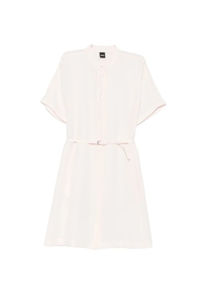 BOSS Dalinia belted short-sleeve mini dress - Pink