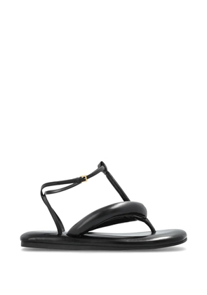 Givenchy Boudoir padded leather flip-flops - Black