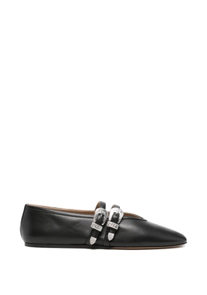 Le Monde Beryl Claudia buckle-detail ballet flats - Black