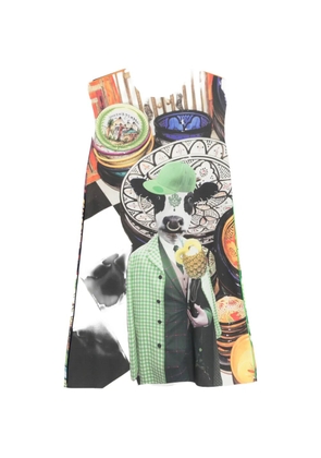 The Artistylist graphic-print mini dress - White