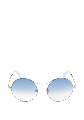 adidas round-frame double-bridge sunglasses - Gold