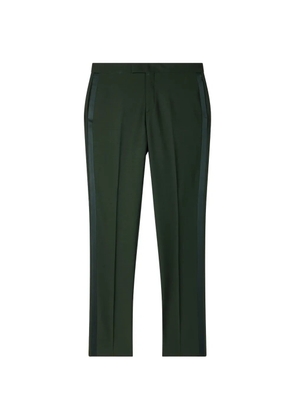 Paul Smith satin-stripe tailored trousers - Green