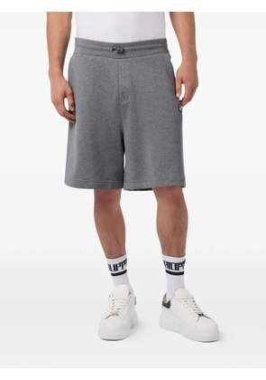 Philipp Plein elastic-waist track shorts - Grey