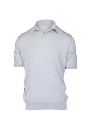 Colombo ribbed-trim V-neck T-shirt - Grey