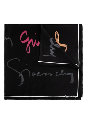Givenchy signature-print scarf - Black