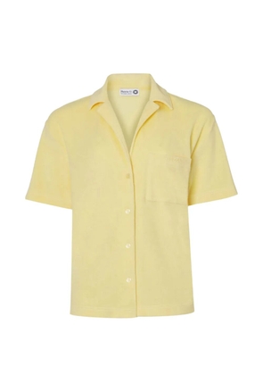 Hunza G towelling short-sleeve shirt - Yellow