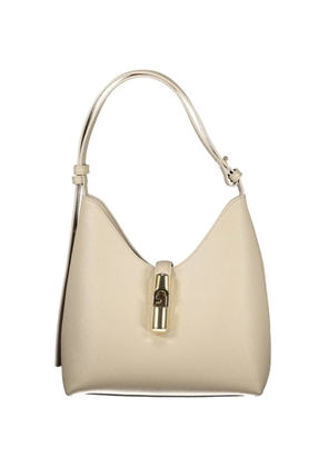 Furla small Goccia leather tote bag - Neutrals
