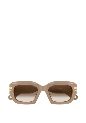 Chloé geometric-frame sunglasses - Neutrals