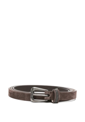 Brunello Cucinelli leather belt - Brown