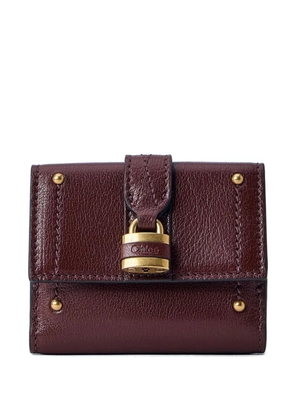 Chloé Mini Paddington padlock-detail wallet - Brown