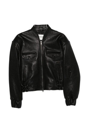 ducie Frankie pebbled leather jacket - Black