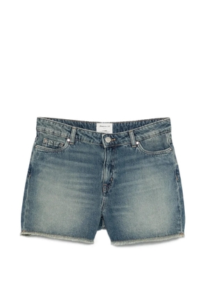 MAISON123 Steffie frayed shorts - Blue