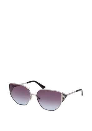 GUESS EYEWEAR geometric-frame sunglasses - Grey