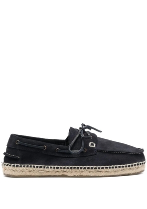 Manebi lace-up suede espadrilles - Blue