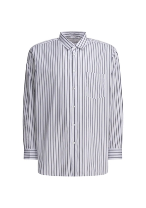 Comme Des Garçons Forever striped shirt - White