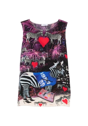 The Artistylist zebra-print top - Purple