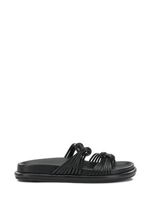 Santoni knotted multi-strap sandals - Black