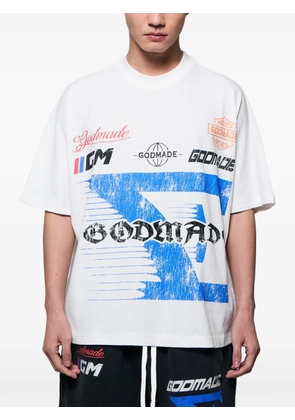 GODMADE 7 Speed graphic-print T-shirt - White
