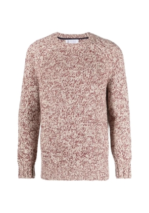 Brunello Cucinelli chunky-knit raglan-sleeve sweater - Red