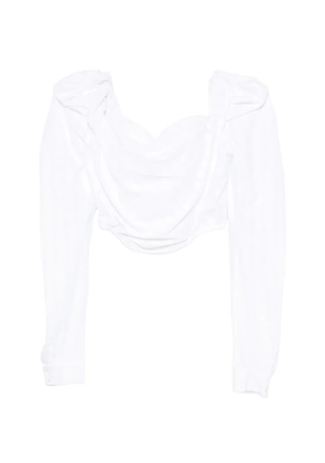 Vivienne Westwood Sunday corset top - White