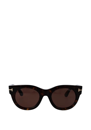 TOM FORD Eyewear Marine-02 round-frame sunglasses - Brown