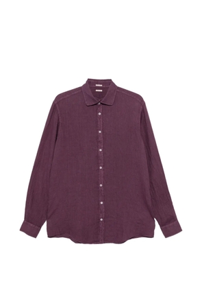 Massimo Alba long-sleeve button-up shirt - Purple