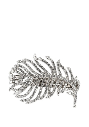 Jennifer Behr crystal pluma barrette - Silver