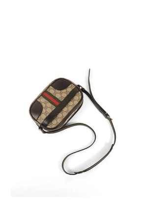 Gucci Pre-Owned GG Web-stripe shoulder bag - Neutrals