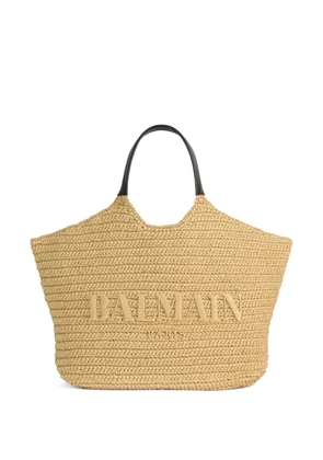 Balmain Balmain crochet tote bag - Neutrals