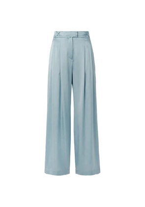 Semicouture pleated wide-leg trousers - Blue