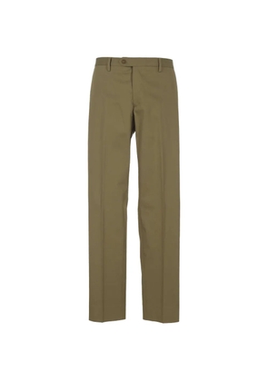 Briglia 1949 pressed-crease straight-leg trousers - Green