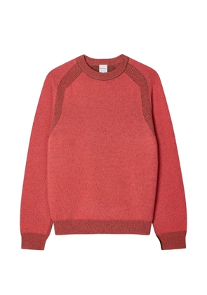 Paul Smith flecked raglan-sleeve sweater - Red